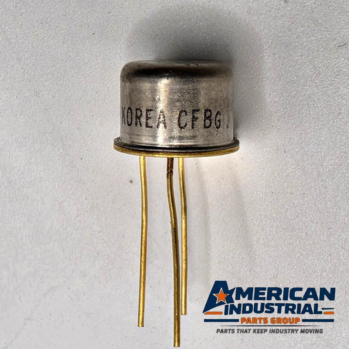 Motorola MC78L15CG 15V 100mA voltage regulator TO-39 metal can gold leads for test equipment repair from American Industrial Parts Group