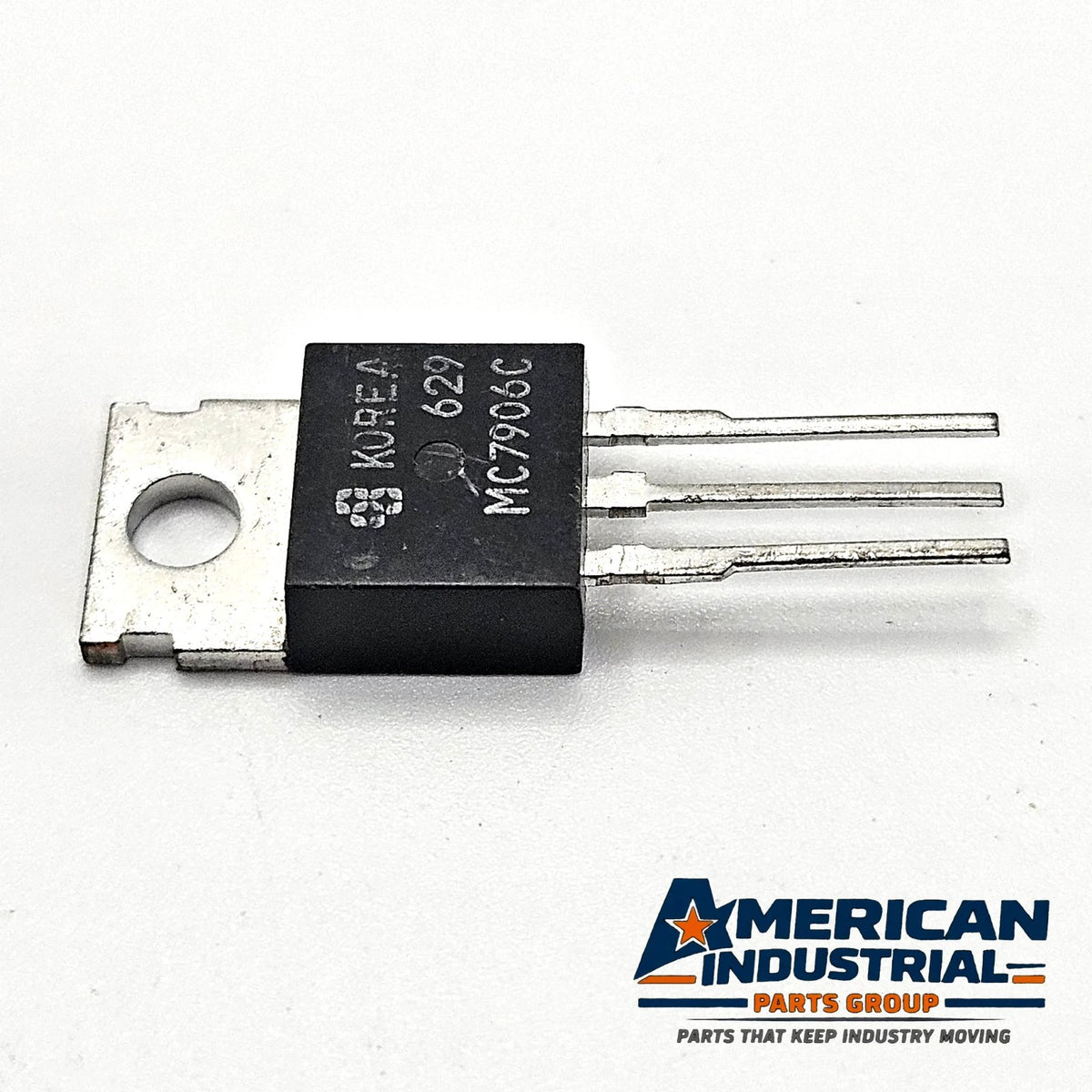 Motorola MC7906C -6V 1A negative voltage regulator TO-220 for power supply repair from American Industrial Parts Group