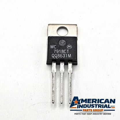 Motorola MC7918CT ECG-959 -18V 1A negative voltage regulator lot of 10 TO-220 for power supply repair from American Industrial Parts Group