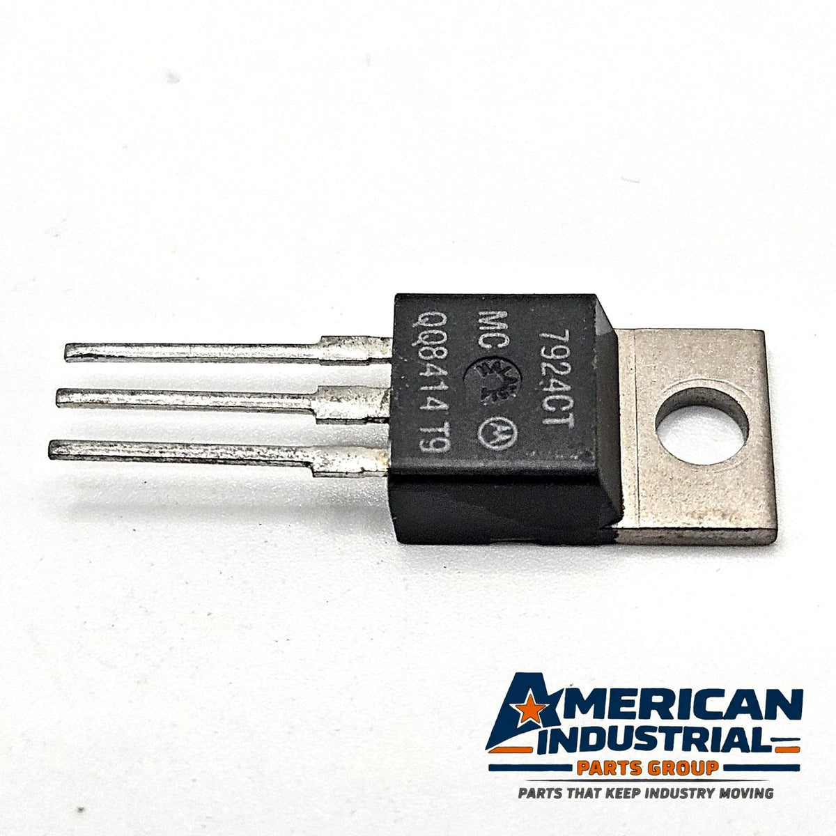 Motorola MC7924CT ECG-971 -24V 1A negative voltage regulator TO-220 for power supply repair from American Industrial Parts Group