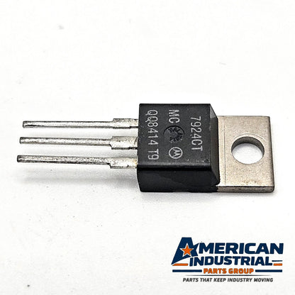 Motorola MC7924CT ECG-971 -24V 1A negative voltage regulator TO-220 for power supply repair from American Industrial Parts Group