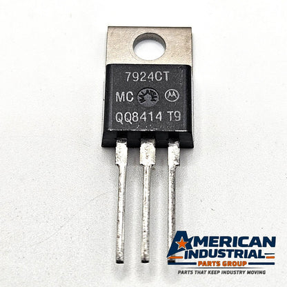 Motorola MC7924CT ECG-971 -24V 1A negative voltage regulator TO-220 for power supply repair from American Industrial Parts Group