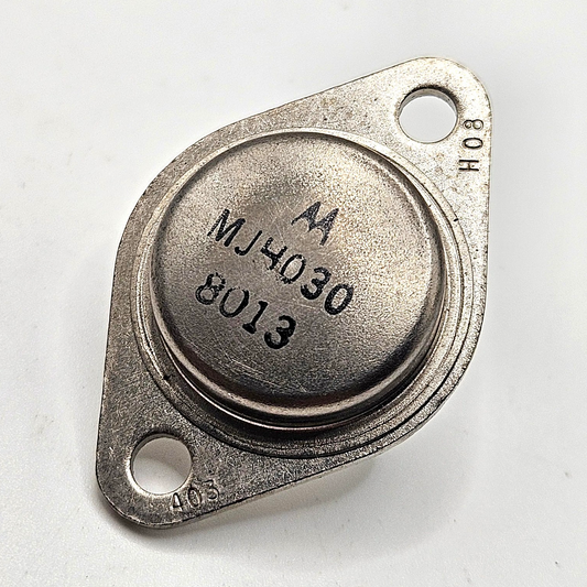 Motorola MJ4030 PNP Darlington power transistor TO-3 60V 16A 150W for audio and power amplifier repair
