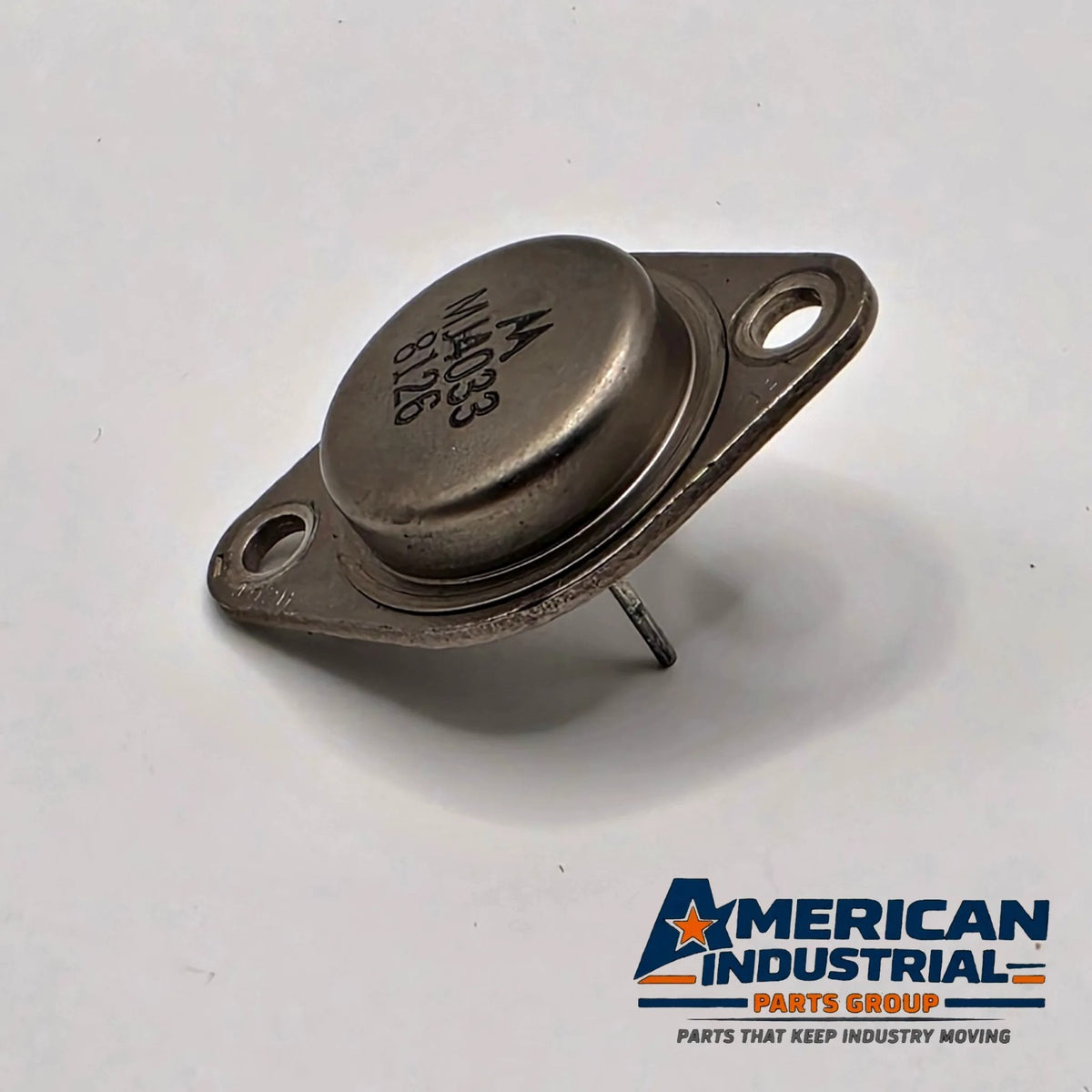 Motorola MJ4033 NPN Darlington power transistor 60V 16A 150W TO-3 for amplifier and switching repair from American Industrial Parts Group