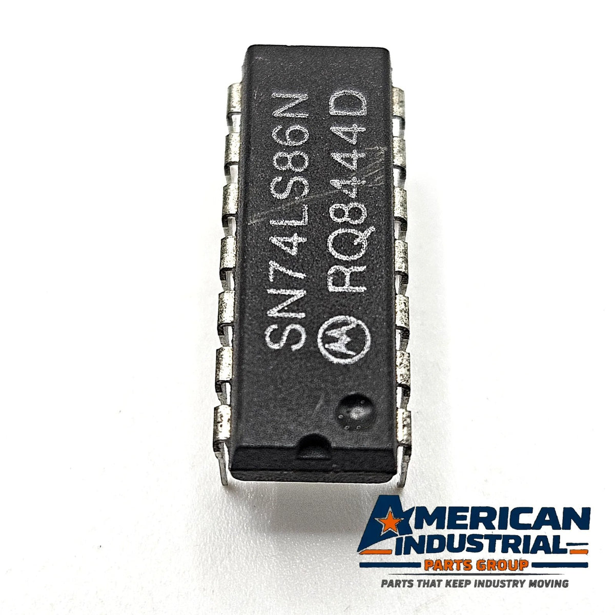 Motorola SN74LS86N quad 2-input XOR gate DIP-14 lot of 2 for vintage electronics repair and TTL logic circuits