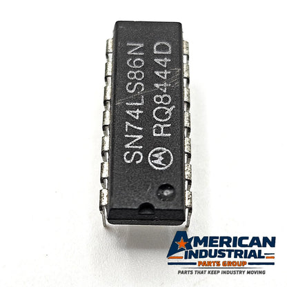 Motorola SN74LS86N quad 2-input XOR gate DIP-14 lot of 2 for vintage electronics repair and TTL logic circuits