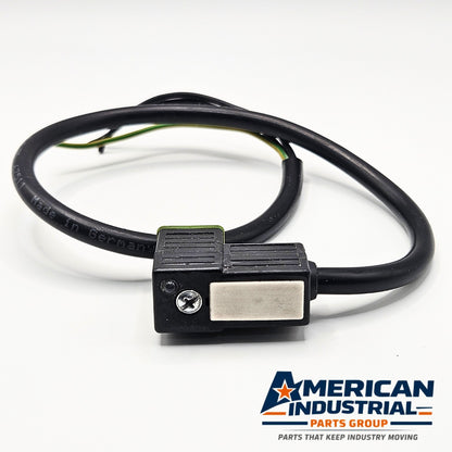 Murr Elektronik 24V AC/DC 4A solenoid valve connector cable for industrial automation systems and pneumatic control