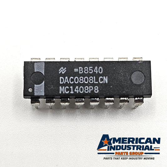 National Semiconductor DAC0808LCN MC1408P8 8-bit D/A converter IC PDIP-16 vintage new old stock for legacy analog repair