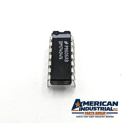 National Semiconductor DM7404N hex inverter TTL DIP-14 vintage new old stock for legacy logic repair