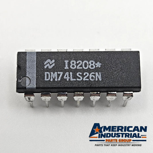 National Semiconductor DM74LS26N quad 2-input open collector NAND gate DIP-14 vintage new old stock for legacy logic repair