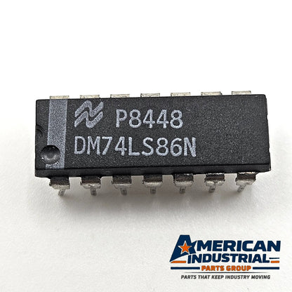 National Semiconductor DM74LS86N quad 2-input XOR gate DIP-14 for vintage electronics repair and TTL logic circuits