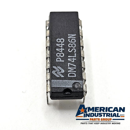 National Semiconductor DM74LS86N quad 2-input XOR gate DIP-14 for vintage electronics repair and TTL logic circuits