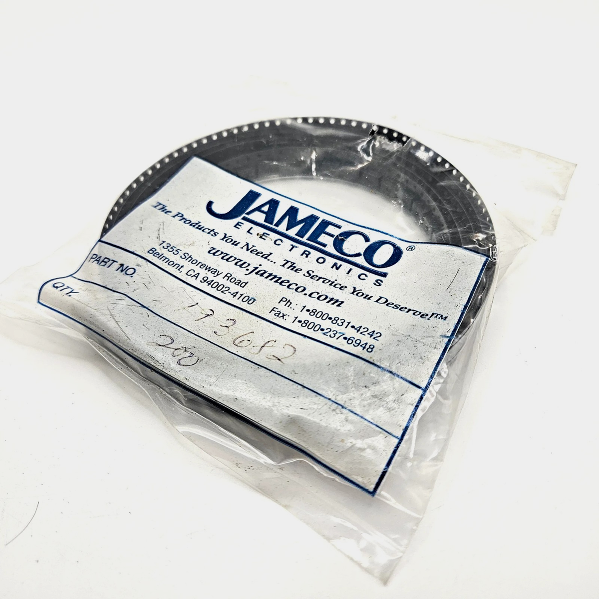 Lot of 200 National Semiconductor LM1458M dual general-purpose op amp ICs 8-pin SOIC in Jameco packaging new old stock