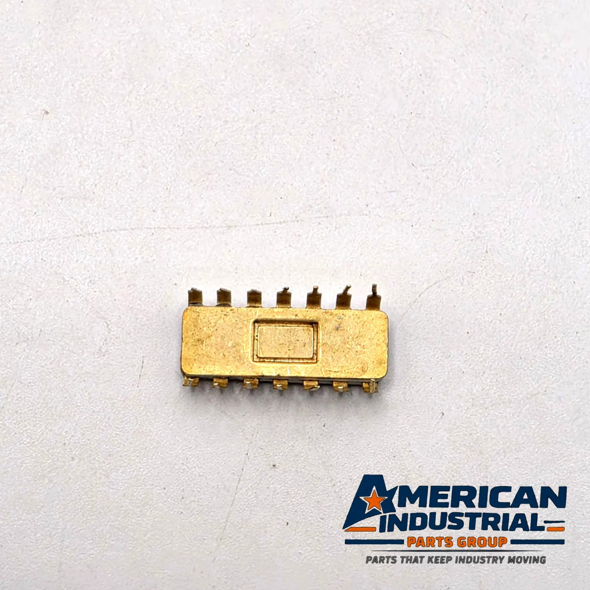 National Semiconductor LM312D micropower op amp IC gold ceramic 14-pin DIP 1975 from American Industrial Parts Group