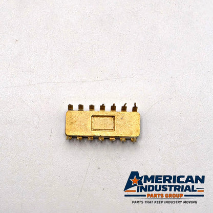 National Semiconductor LM312D micropower op amp IC gold ceramic 14-pin DIP 1975 from American Industrial Parts Group