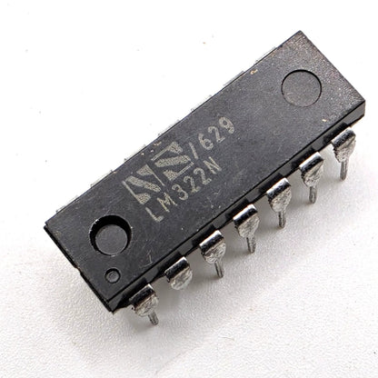 National Semiconductor LM322N precision timer IC 14-pin DIP 1976 for vintage equipment repair from American Industrial Parts Group