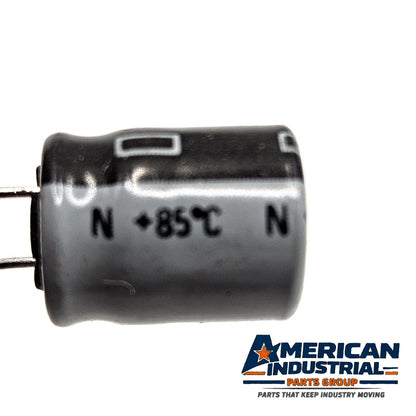 Lot of 10 Nichicon KL series 470uF 16V 85C radial aluminum electrolytic capacitors for power supply, audio, and circuit board repair