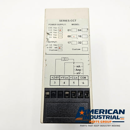 Omega CCT-08 current signal conditioner 115VAC 4-20mA output for industrial automation and process control applications