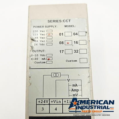 Omega CCT-08 current signal conditioner 115VAC 4-20mA output for industrial automation and process control applications