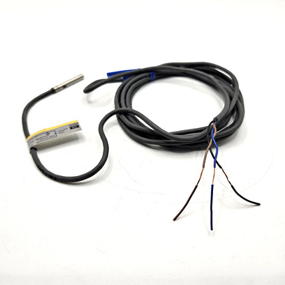 Omron E2E-CR8C1 inductive proximity sensor 0.8mm NPN normally open 10-30VDC for industrial metal detection
