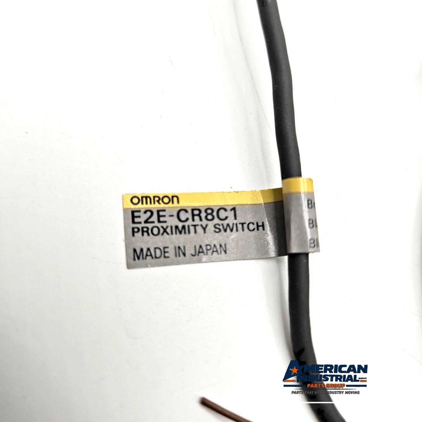 Omron E2E-CR8C1 inductive proximity sensor 0.8mm NPN normally open 10-30VDC for industrial metal detection