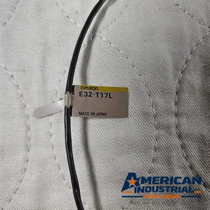 Omron E32-T17L fiber optic photoelectric sensor for industrial automation and machine sensing applications