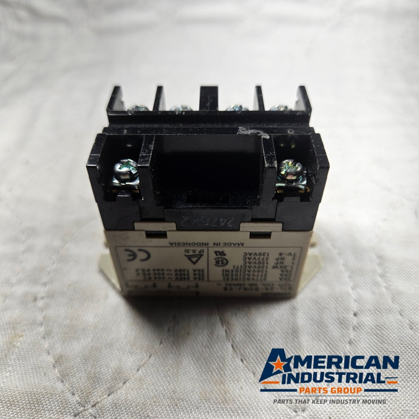 Omron G7L-2A-BUBJ-CB power relay 200-240VAC coil 25A for industrial control panels and automation systems