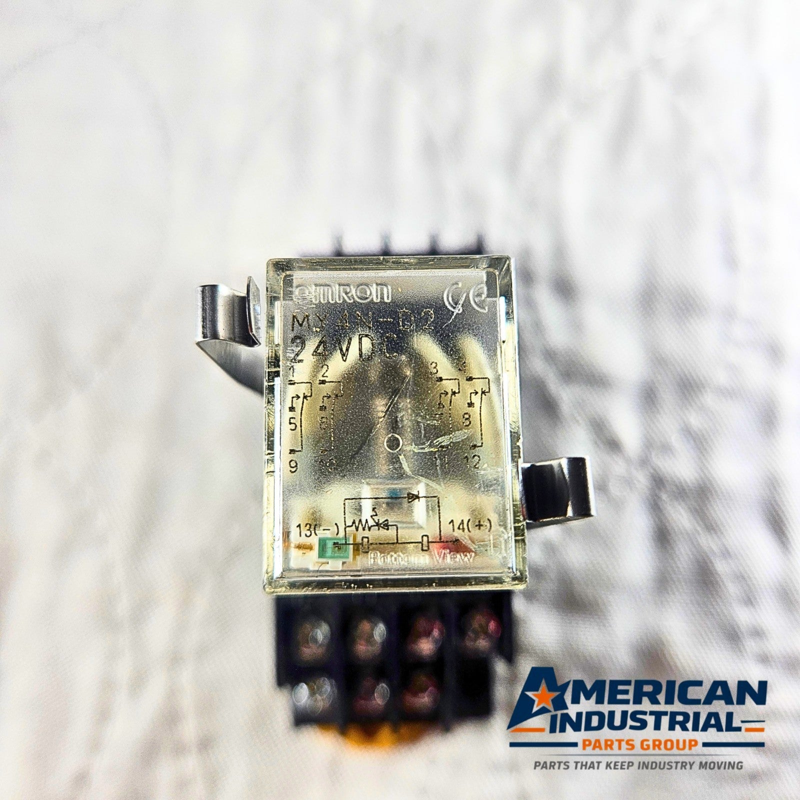 Omron PYXC-A1 industrial relay 5A 250VAC/DC with base for industrial control panels and automation systems