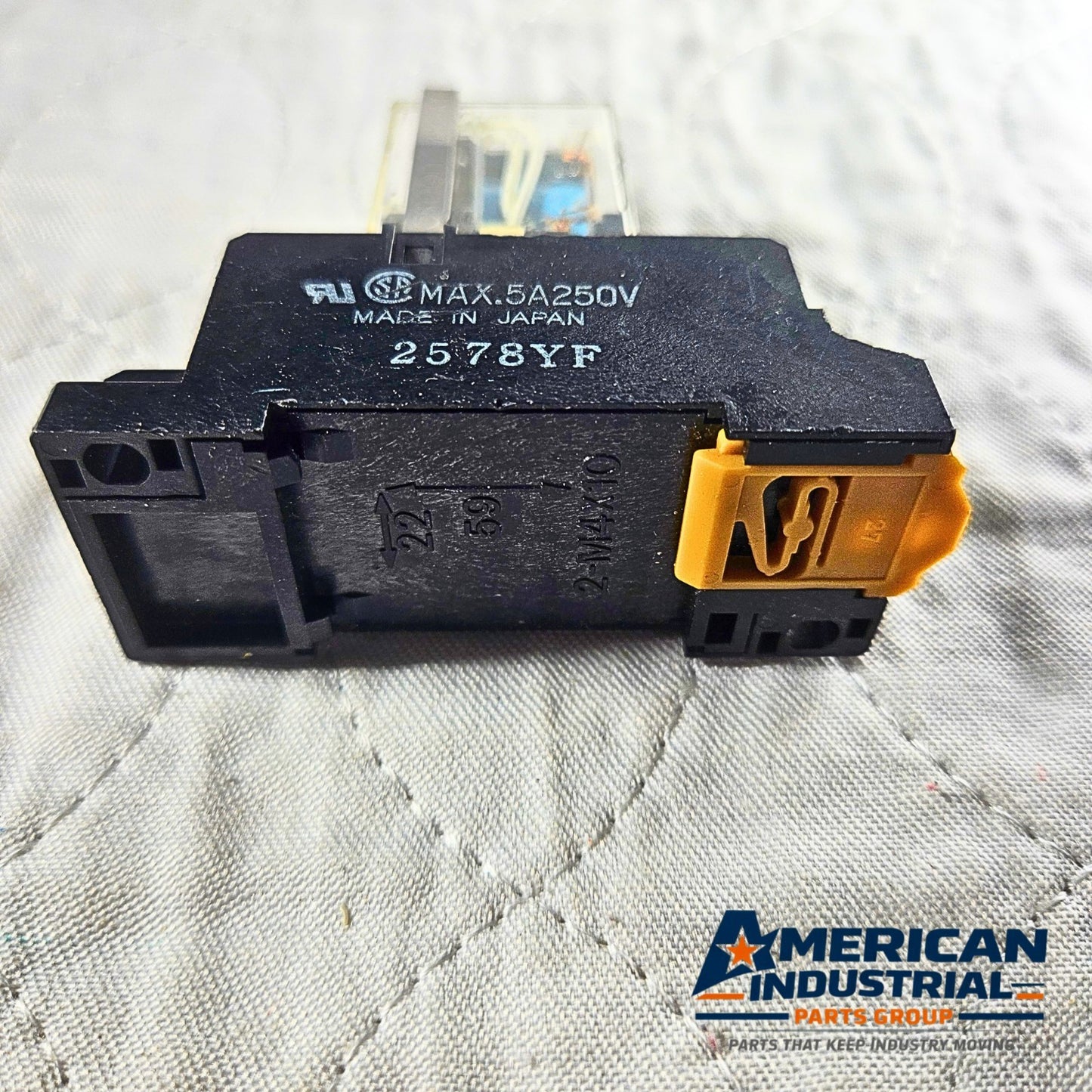Omron PYXC-A1 industrial relay 5A 250VAC/DC with base for industrial control panels and automation systems