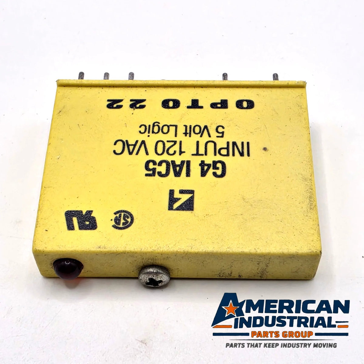 Opto 22 G4IAC5 G4 AC input module 120VAC 5V logic for industrial automation I/O from American Industrial Parts Group