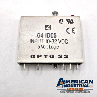 Opto 22 G4IDC5 G4 DC input module 10-32VDC 5V logic for industrial automation I/O from American Industrial Parts Group