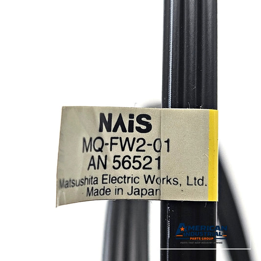 Panasonic NAiS MQ-FW2-01 AN56521 reflective fiber optic sensor 25mm for industrial object detection