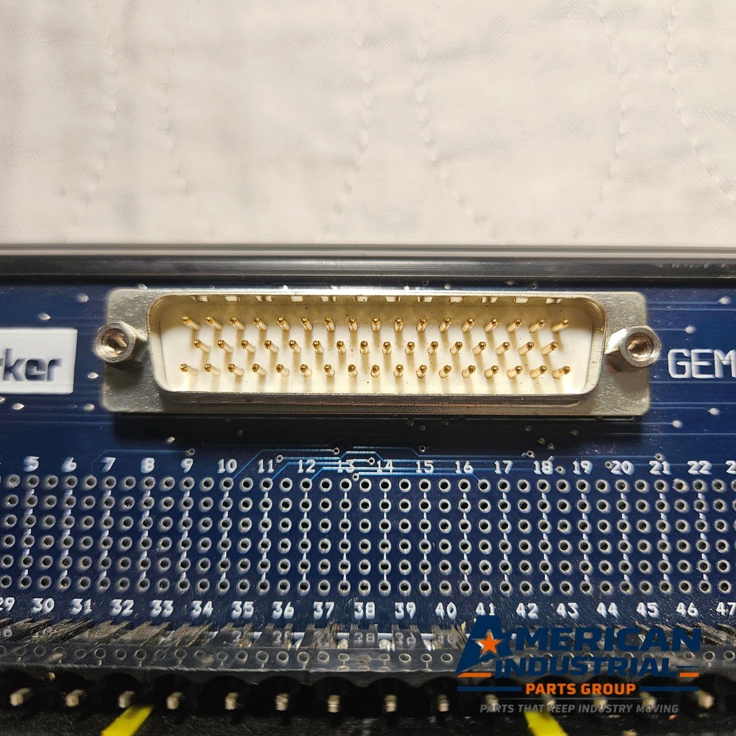Parker GEM-VM50 breakout board 50-pin to screw terminal DIN rail module for industrial motion control and automation systems