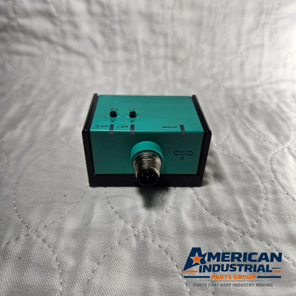 Pepperl and Fuchs INX360D-F99-U2E2-V15 inclination sensor for industrial automation and MRO positioning applications. American Industrial Parts Group.