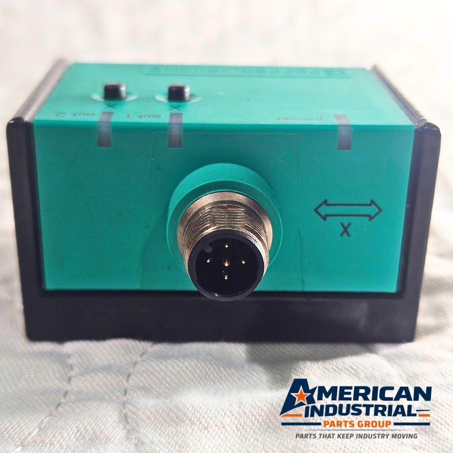 Pepperl and Fuchs INX360D-F99-U2E2-V15 inclination sensor for industrial automation MRO use. American Industrial Parts Group.
