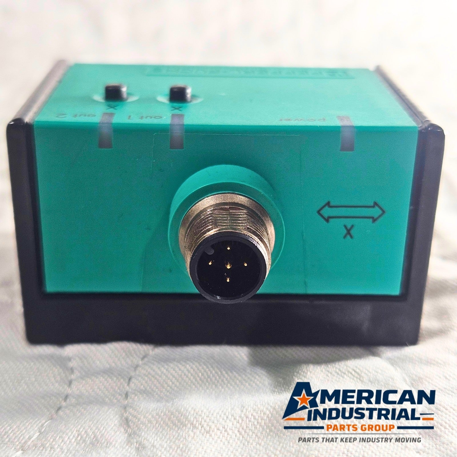 Pepperl and Fuchs INX360D-F99-U2E2-V15 inclination sensor for industrial automation MRO use. American Industrial Parts Group.