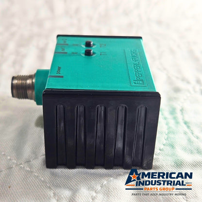 Pepperl and Fuchs INX360D-F99-U2E2-V15 inclination sensor for industrial automation MRO use. American Industrial Parts Group.
