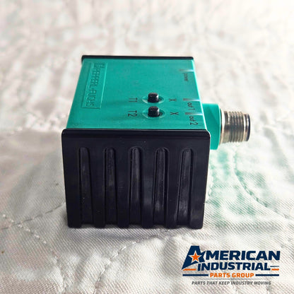 Pepperl and Fuchs INX360D-F99-U2E2-V15 inclination sensor for industrial automation MRO use. American Industrial Parts Group.