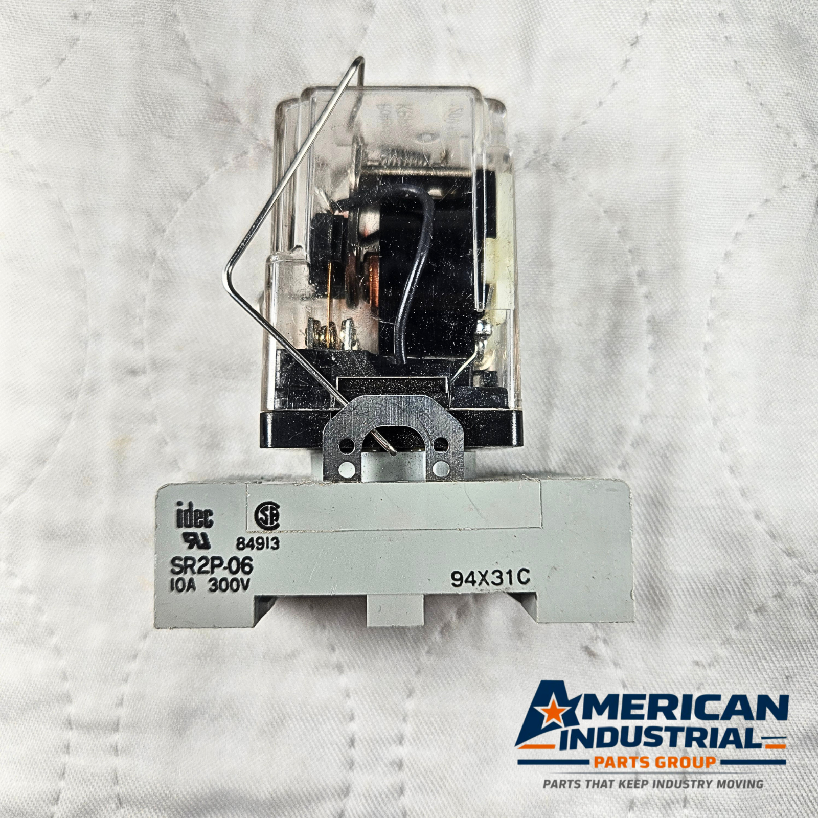 Potter & Brumfield KRPA-11AG-120 relay 120VAC coil 11-pin with base for industrial control panels and automation systems