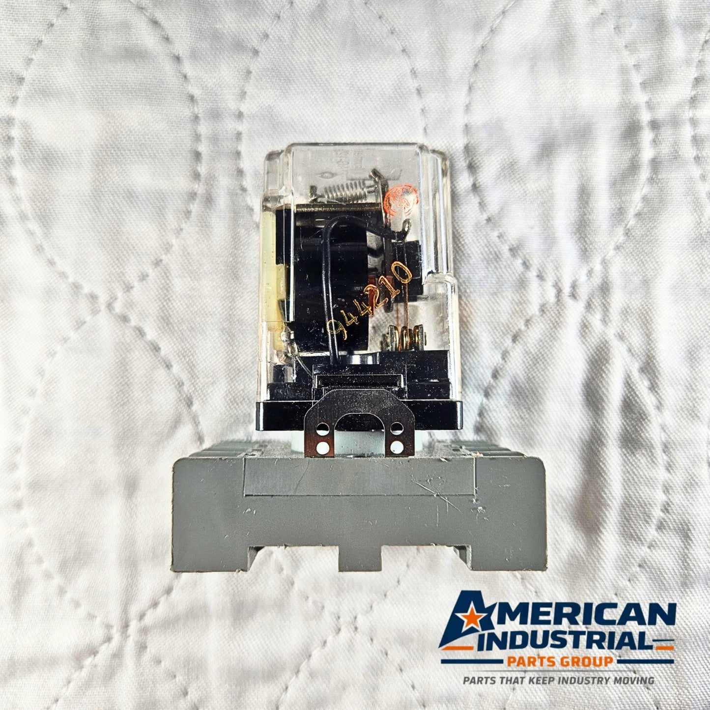 Potter & Brumfield KRPA-11AG-120 relay 120VAC with IDEC SR2P-06 socket for industrial control panels and automation systems