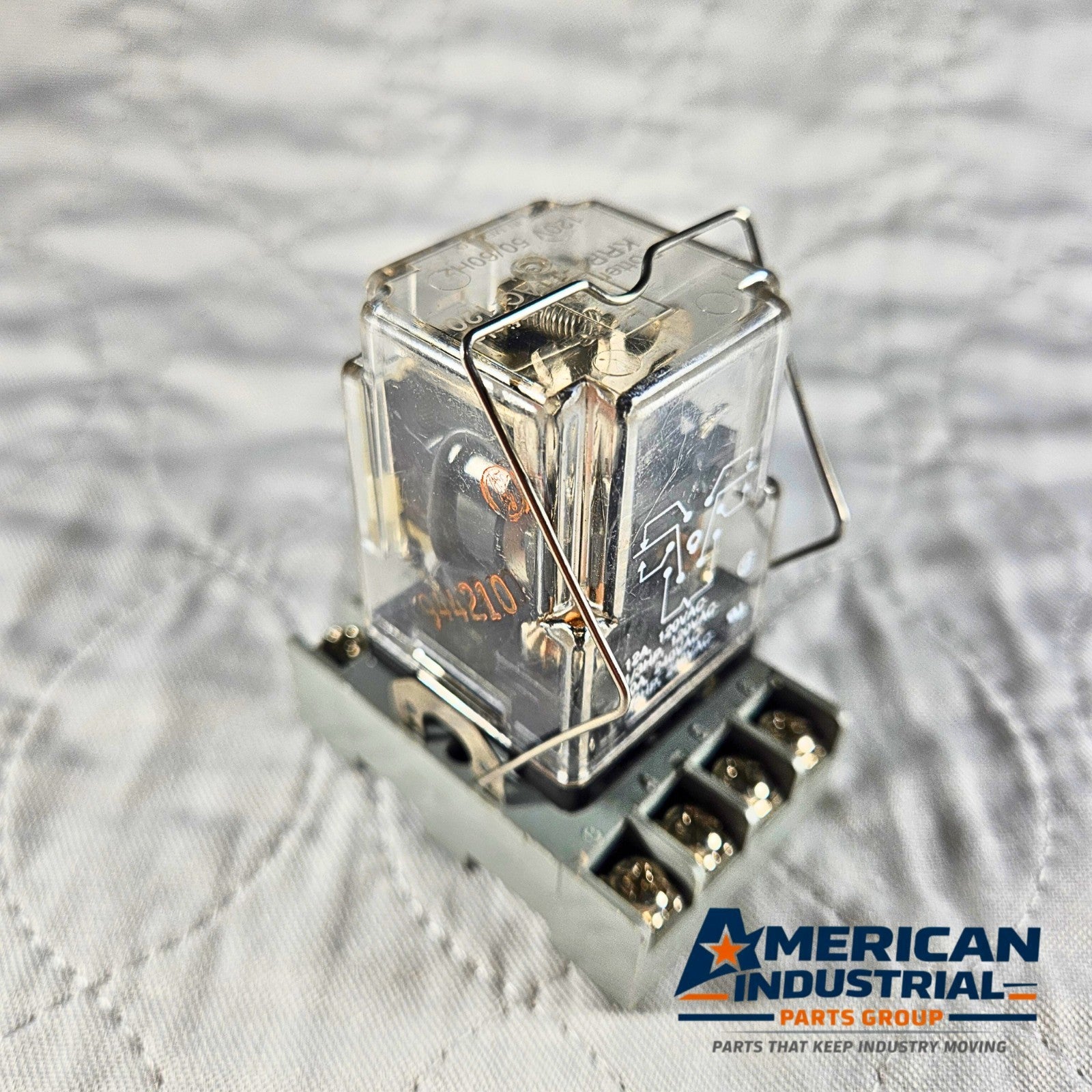 Potter & Brumfield KRPA-11AG-120 relay 120VAC with IDEC SR2P-06 socket for industrial control panels and automation systems
