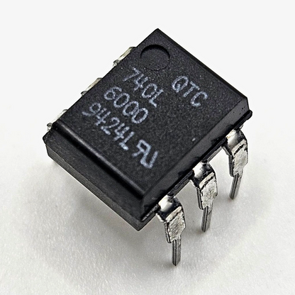 QTC 74OL6000 OPTOLOGIC high-speed logic-to-logic optocoupler 15 MBd 5300 Vrms DIP-6 vintage new old stock for isolated logic interfaces