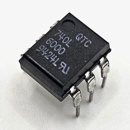 QTC 74OL6000 OPTOLOGIC high-speed logic-to-logic optocoupler 15 MBd 5300 Vrms DIP-6 vintage new old stock for isolated logic interfaces