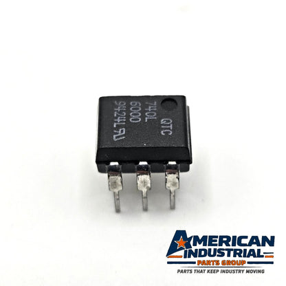 QTC 74OL6000 OPTOLOGIC high-speed logic-to-logic optocoupler 15 MBd 5300 Vrms DIP-6 vintage new old stock for isolated logic interfaces