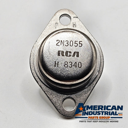 RCA 2N3055 NPN silicon power transistor TO-3 15A 60V 115W vintage new old stock for amplifier repair