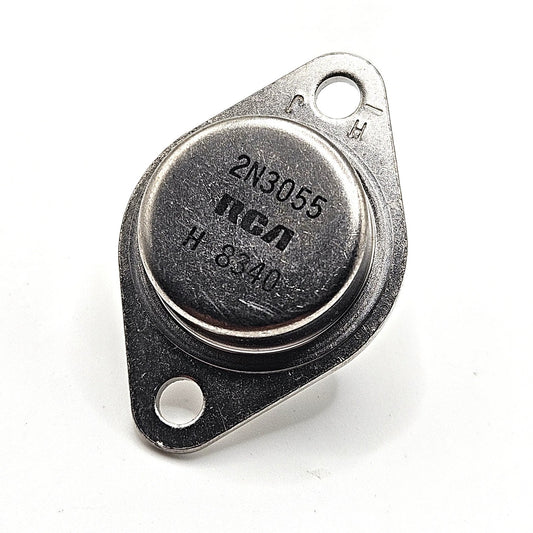Lot of 10 RCA 2N3055 NPN silicon power transistors TO-3 15A 60V 115W vintage new old stock for amplifier repair