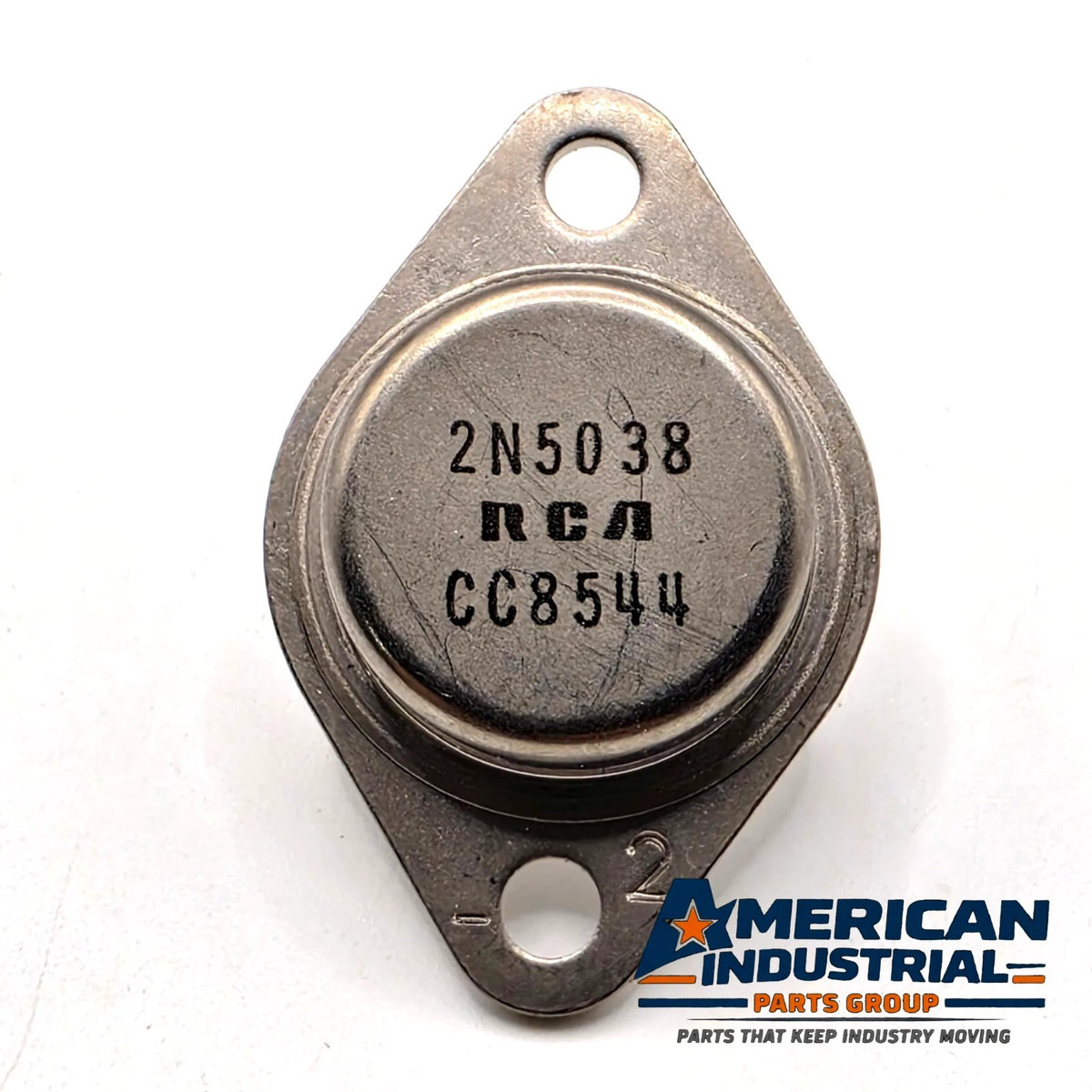 RCA 2N5038 NPN power transistor 90V 20A 140W TO-3 from American Industrial Parts Group
