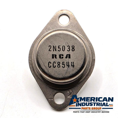 RCA 2N5038 NPN power transistor 90V 20A 140W TO-3 from American Industrial Parts Group