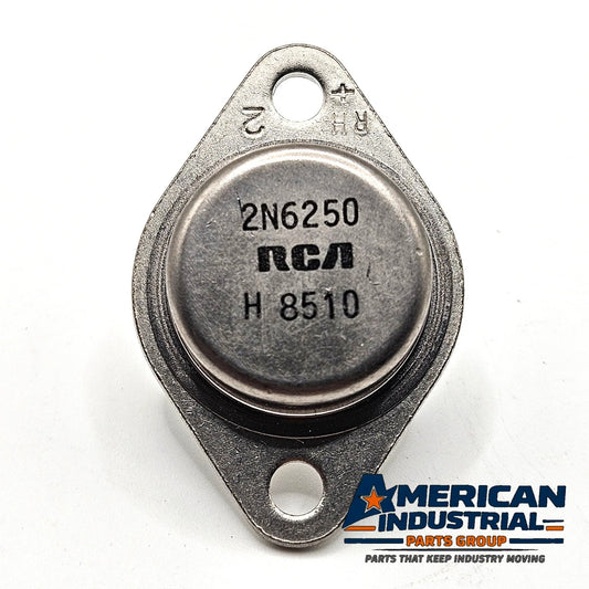 RCA 2N6250 high voltage NPN silicon power transistor TO-3 275V 10A 175W new old stock