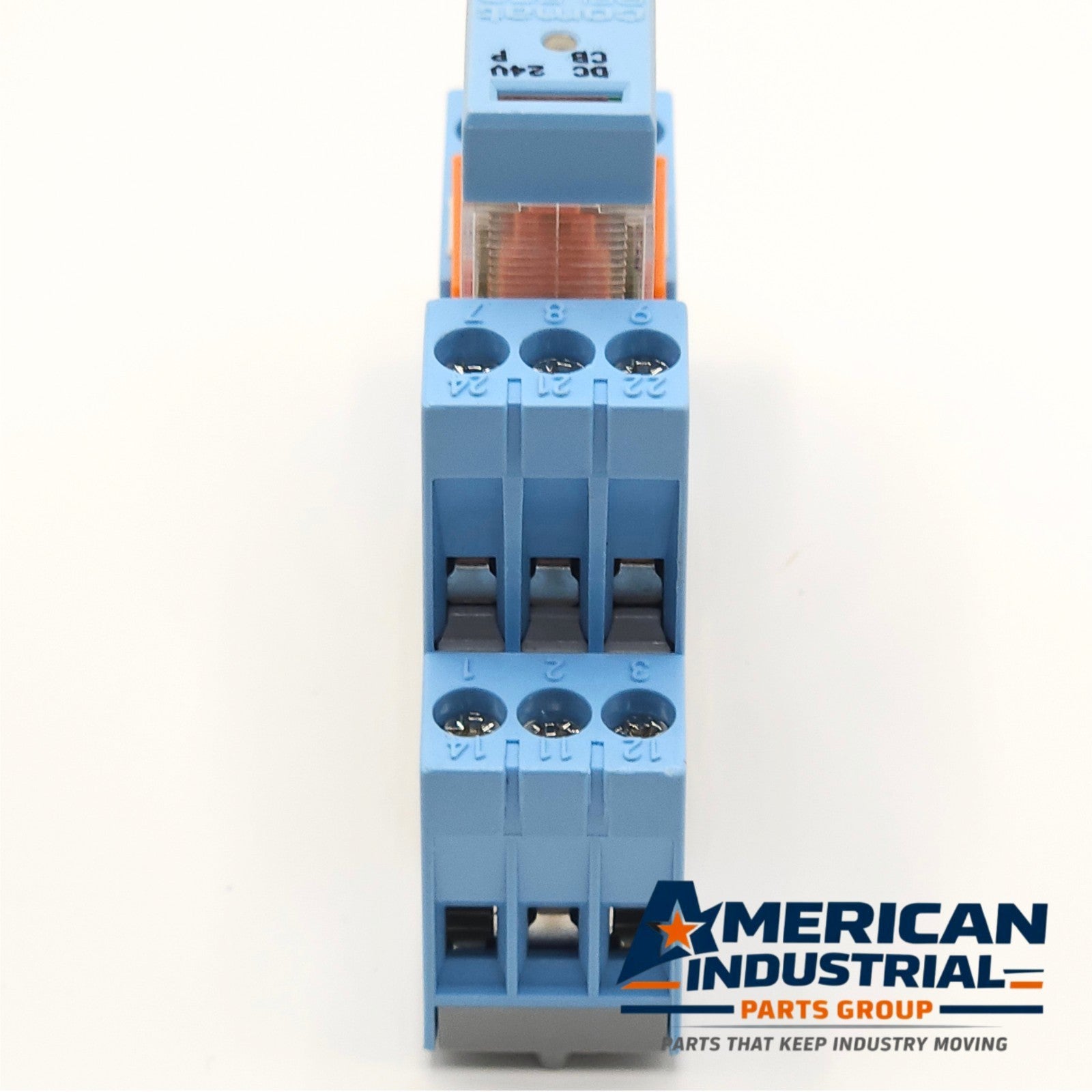Releco C12-A21X 24VDC electromechanical relay DIN rail mount for industrial control panels and automation systems